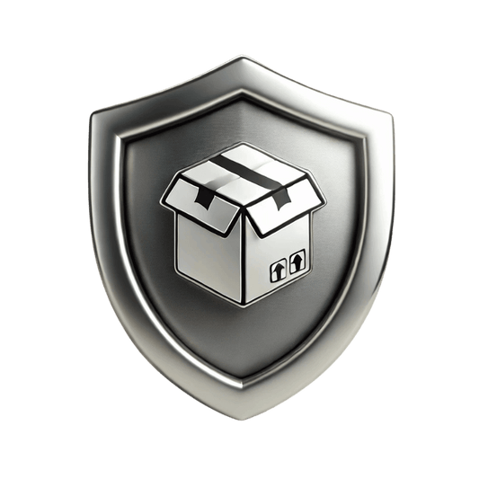 Shield showing our shipping protection