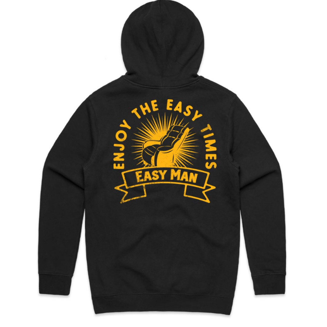 Easy Man Black Hoodie