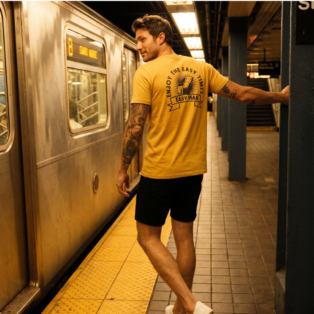 Easy Man Yellow T-shirt