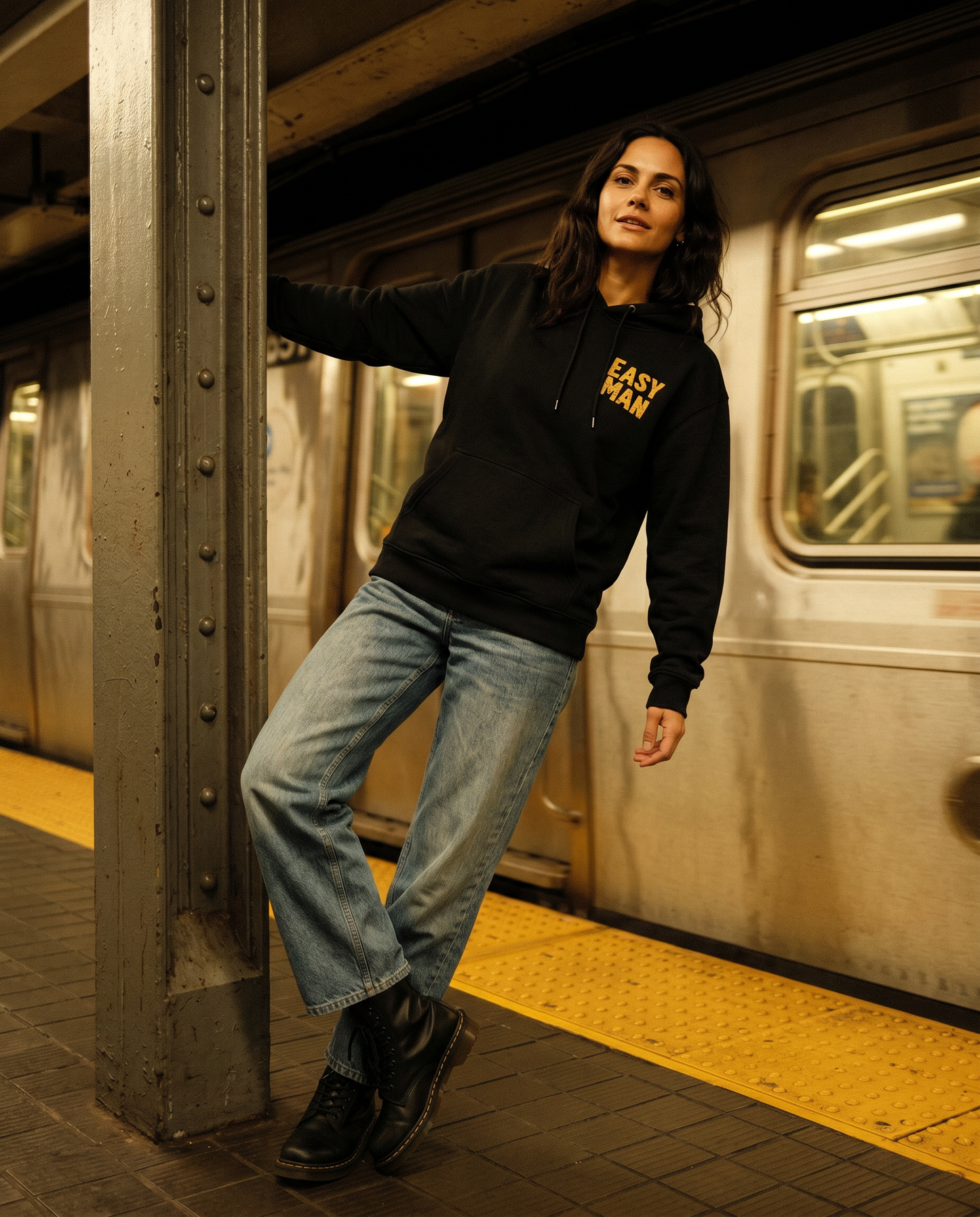 Easy Man Black Hoodie